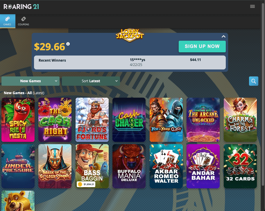 Roaring 21 Casino